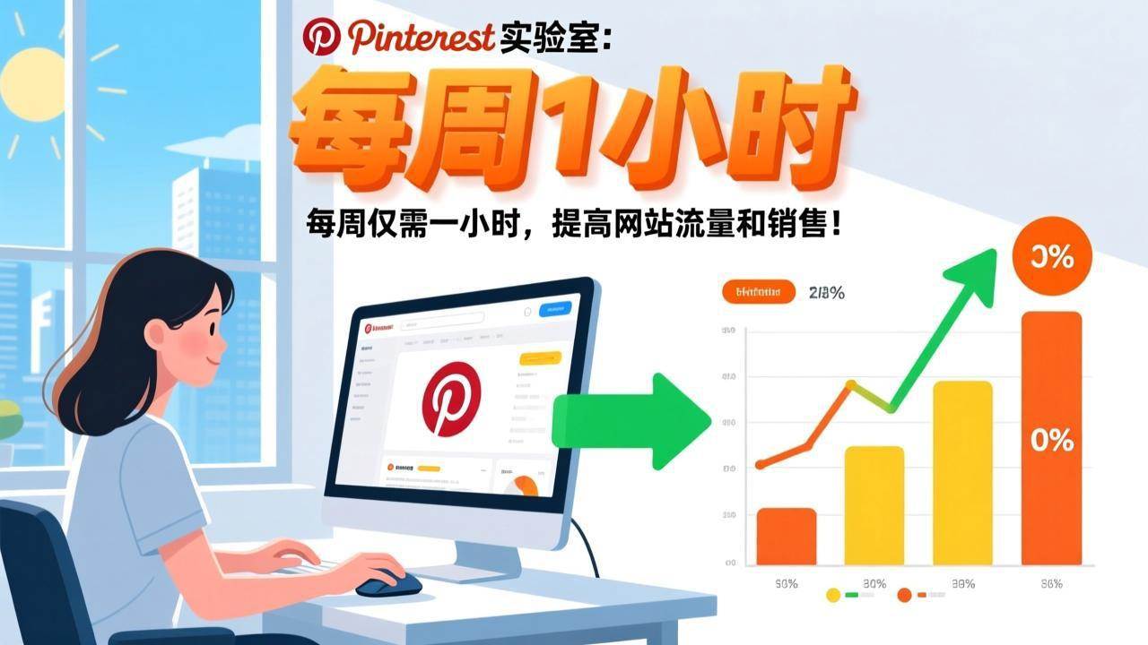 （17505期）Pinterest实验室：每周仅需一小时，提高网站流量和销售！-领学通