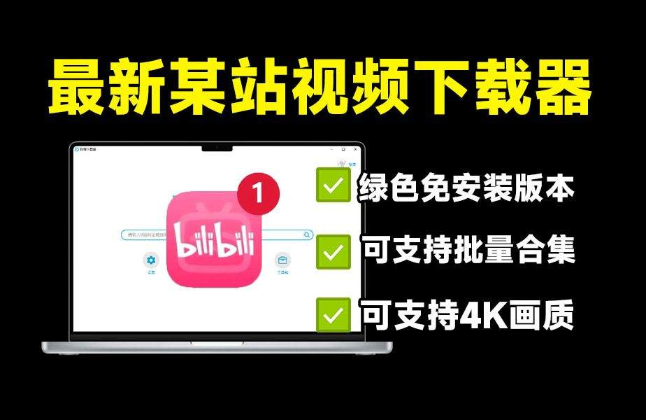 『高端精品』外面收费288的哔哩哔哩4k视频批量下载助手 无限速 秒下载『挂机软件+使用教程』