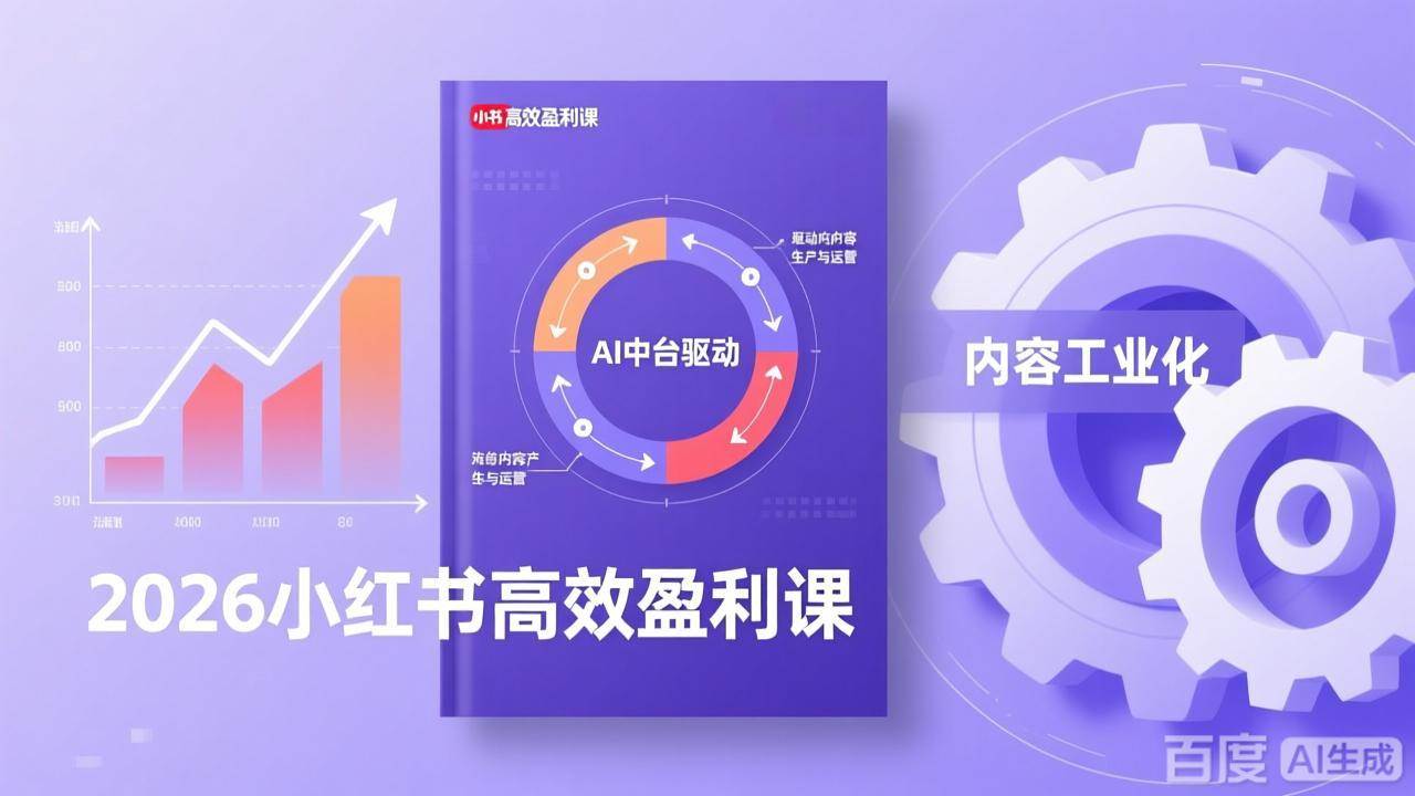 （17291期）2026小红书高效盈利课，流量双引擎+内容工业化+AI中台驱动，构建可复制的千万级营收模型-领学通