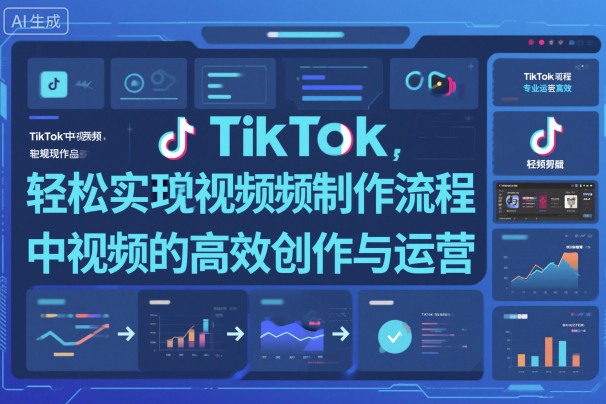 TikTok中视频制做流程,轻松实现Tk中视频的高效创作与运营-领学通