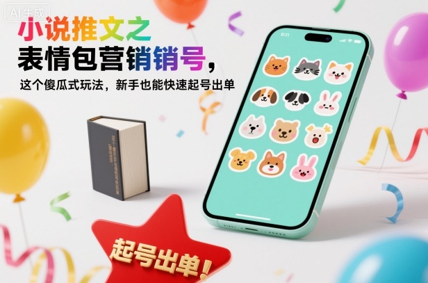 小说推文之表情包营销号,这个傻瓜式玩法,新手也能快速起号出单-领学通